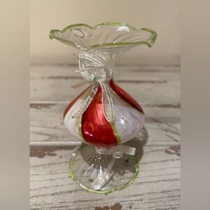 Vintage Hand-Blown Glass 4” Christmas Decoration